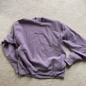 Men’s Large Reverse Weave Mockneck Champion Sweatshirt